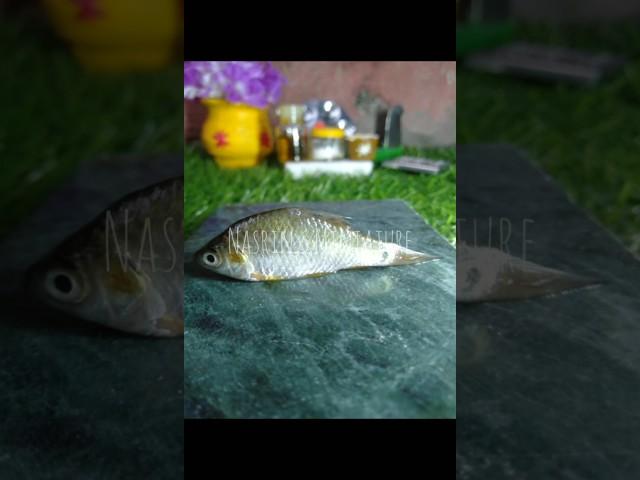  Miniature small fish fry recipe  Miniature cooking #food #shorts #mini #kitchen #recipe #cooking