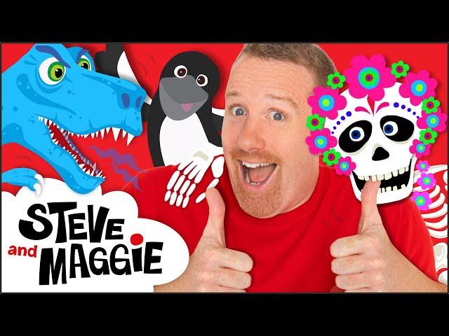 Steve and Maggie Hit the Piñata Party + Bigfoot & More | Best Stories for Kids | Wow English TV