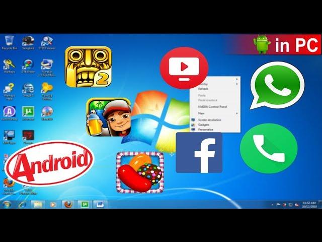 How to Run Android apps on Windows 7/10/8.1 - Pc/Laptop/Computer