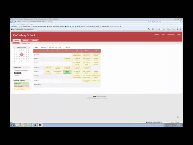 Using the Roombooking system