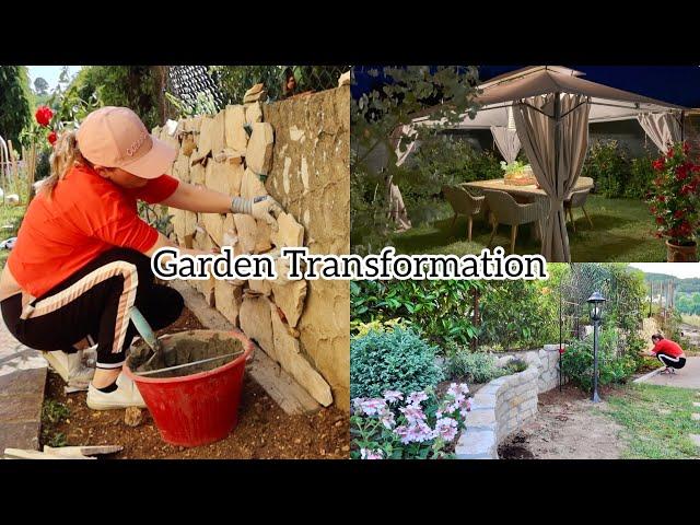 GARDEN TRANSFORMATION 1! How I redo my garden, create a flowerbed, VIDEO GUIDE