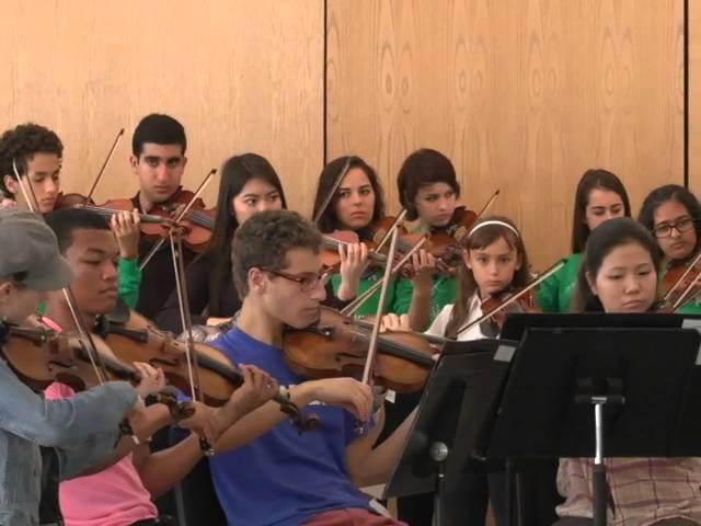 Perlman Music Program 12-29-15 - Super Strings and Orchestra Rehearsal