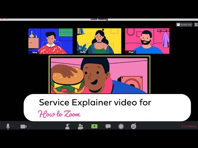 Service Explainer Video Example | 5 tips on how to Zoom | Explanimate!