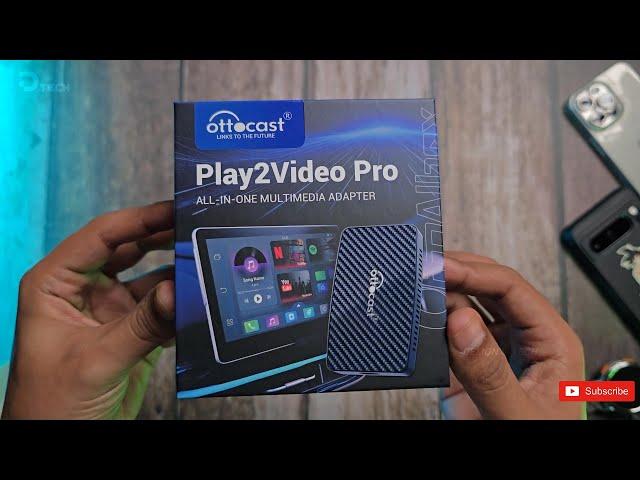 Ottocast Play2Video Pro Wireless CarPlay/Android Auto All-in-one Adapter Unboxing and Review