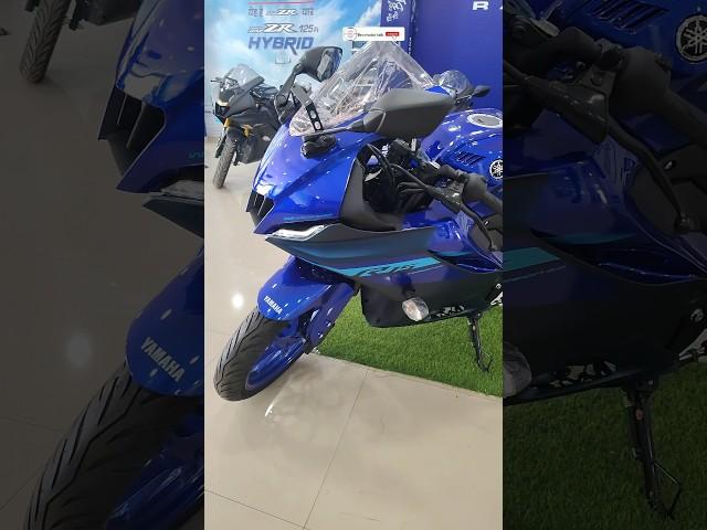 Short view  New 2024 Yamaha R15 v4 in Blue colour #shorts #youtybeshorts #trending #bike #2024