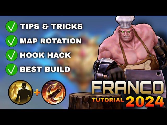 FRANCO Solo Rank Tutorial & Guide 2024 (English): Skills, Combo, Best Build, Tips & Tricks | MLBB