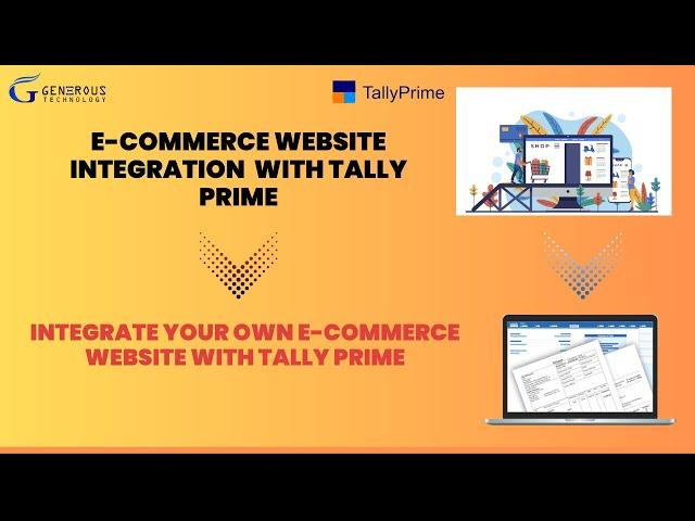 E-Commerce website to tally prime integration | Website Integration with Tally Prime