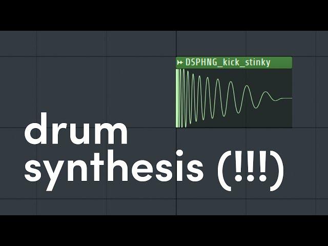 the only drum sound design tutorial you'll ever need*