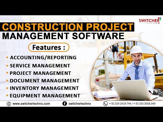 Builders & Developers Project Wise Accounting Software - Construction