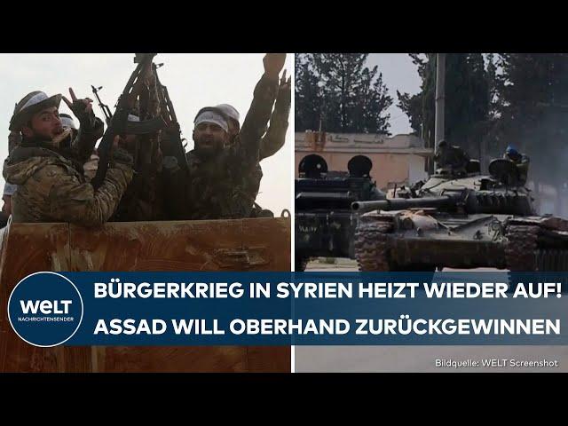 BÜRGERKRIEG IN SYRIEN: Rebellen-Miliz erobert Aleppo! Heftige Blamage für Machthaber Assad