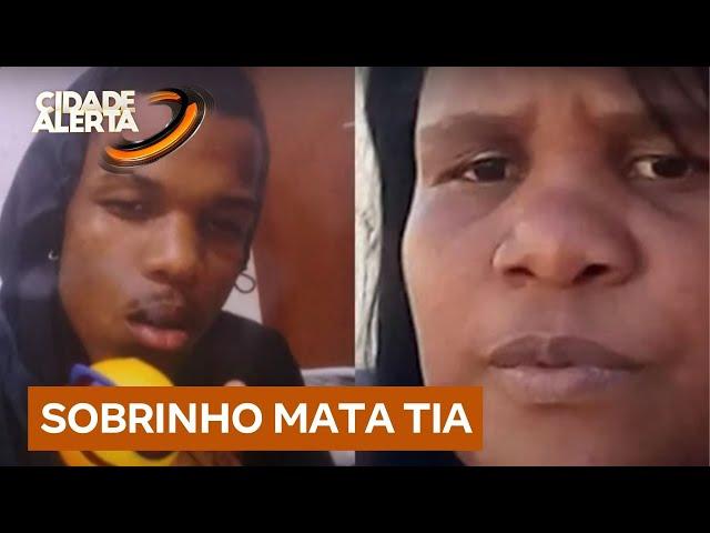 Jovem é preso suspeito de matar própria tia