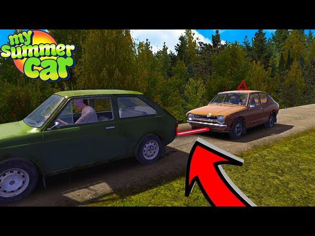 SATSUMA RESCUE - TOWED BY COUSIN GREEN CAR - My Summer Car Story [S3] #156 | Radex