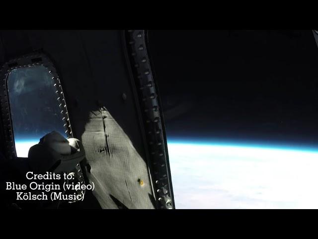 Earth to space in 10 seconds timelapse - Blue Origin New Shepard