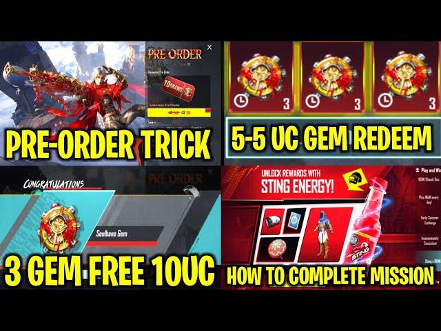 Last Chance  Pre-Order 5-5 UC Gem Redeemed | Soulbane Gem Exchange | How To Play Sting Energy Event