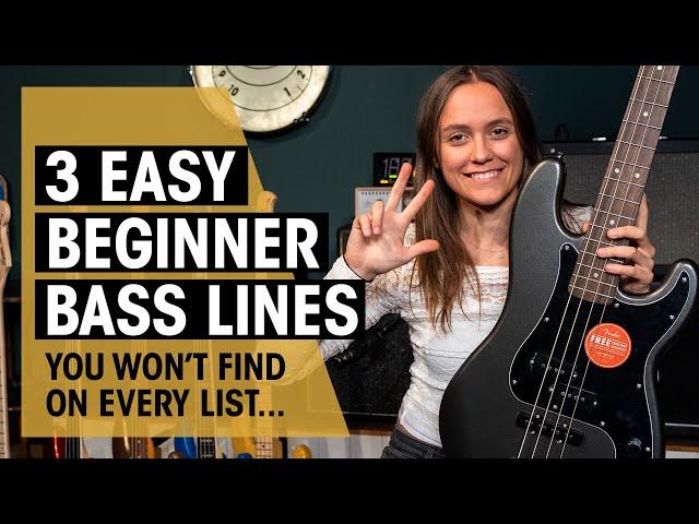 3 Easy Bass Songs To Start With | Bass Lesson | Thomann