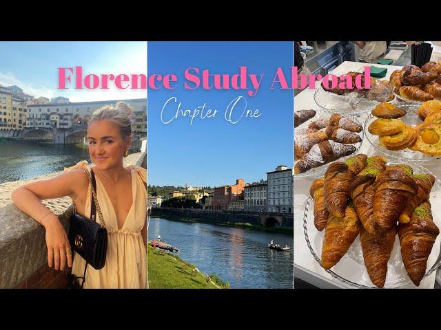 STUDY ABROAD IN ITALY - Come with me to Florence, Italy, for my first week of classes!