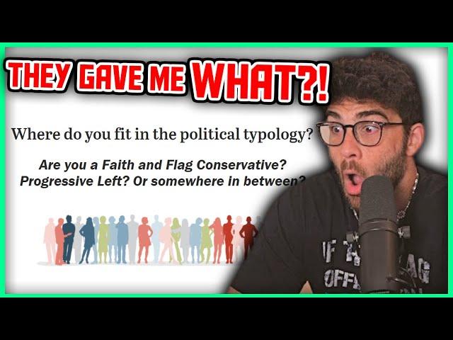 Hasan Takes The Political Typology QUIZ | Hasanabi Reacts to Political Leaning Tests