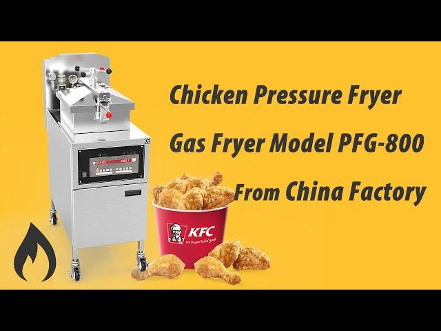 Chicken pressure fryer gas PFG-800 Introduction. Broasted chicken machine. friteuse freidora