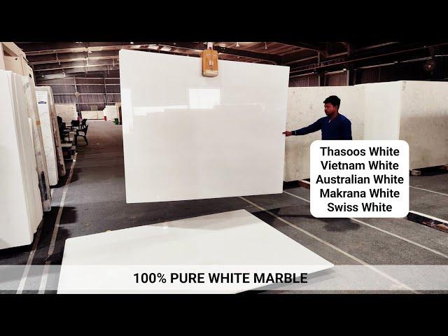 Pure White Marble 18MM, White Marble Is Best Marble For Flooring #whitemarble