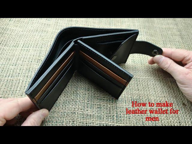 Кожаный кошелек своими руками. Diy leather wallet. #diyleatherwallet #leatherwallet #makingwallet