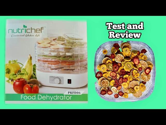 Test and Review  Of The Nutrichef  Dehydrator PKFD06