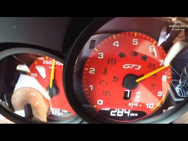 Porsche 911 GT3 (991) running 0-284 km/h