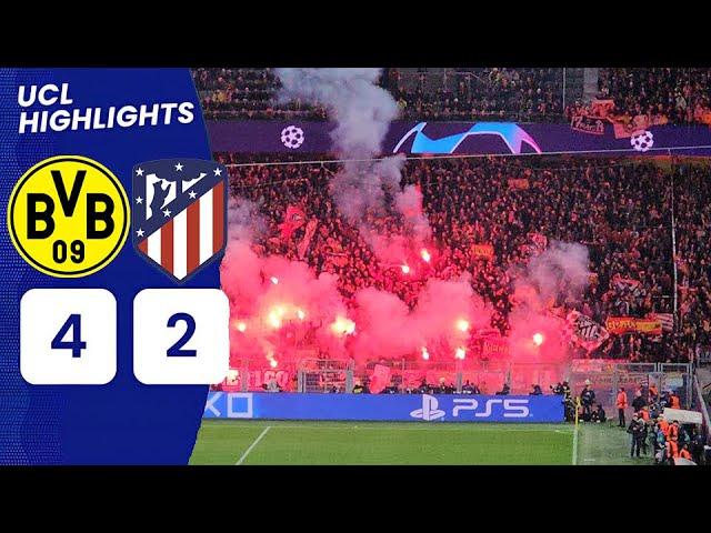 Borussia Dortmund vs Atletico Madrid 4-2 | Football vlog | champions league | Quarter-finals |