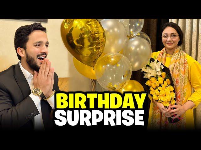 Birthday surprise from BegumRajab apny BABA sy pyar ku ni krta...