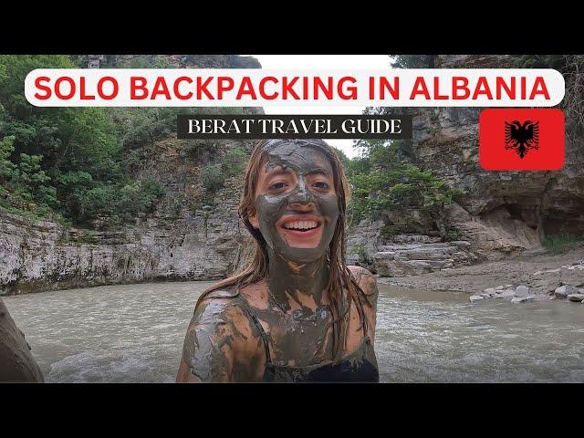 Solo Traveling in BERAT - ALBANIA | Full travel guide 2022 - OSUM Canyon and BOGOVE Waterfall