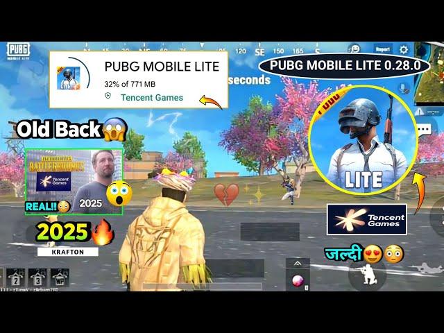 Pubg Lite Old 0.28.0 Comeback Update 2024 | BGMI Lite | Pubg Lite 0.28.0 System Update 2024 