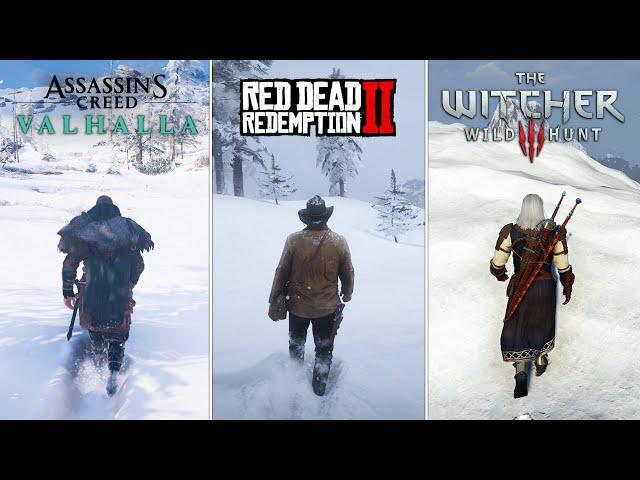 RDR2 vs AC Valhalla vs The Witcher 3 - Which Is Best?