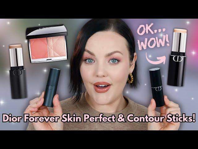 NEW Dior Forever Skin Perfect Foundation & Forever Skin Contour Stick Plus Rouge Blush & Glow!