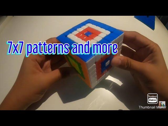 How to do cool patterns the 7x7!