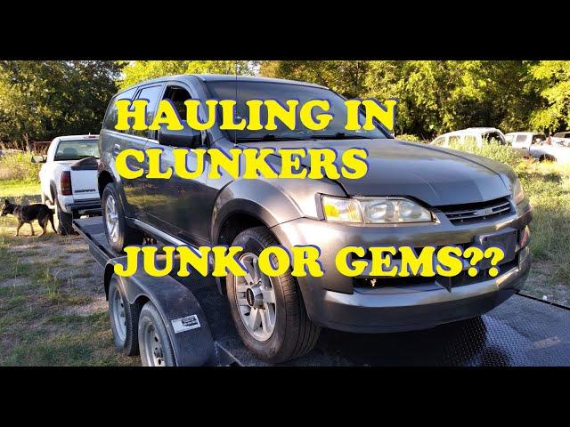 Another Clunker Haul In! Buying Clunkers for Cheap! How to make money with Junk Vehicles.