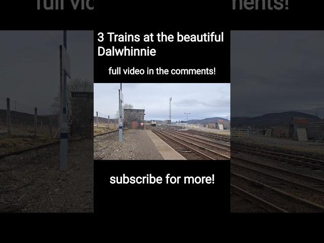 3 trains at Dalwhinnie ad