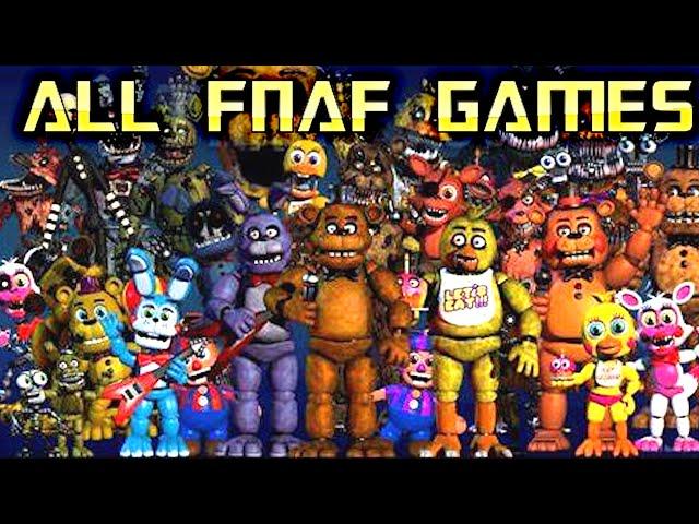 ALL FNAF GAMES | FNAF 1,2,3,4,5,6 | Full Game Walkthrough | No Commentary