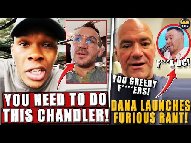 Israel Adesanya shares HONEST ADVICE to Michael Chandler! Dana White LAUNCHES FURIOUS rant! Colby-DC