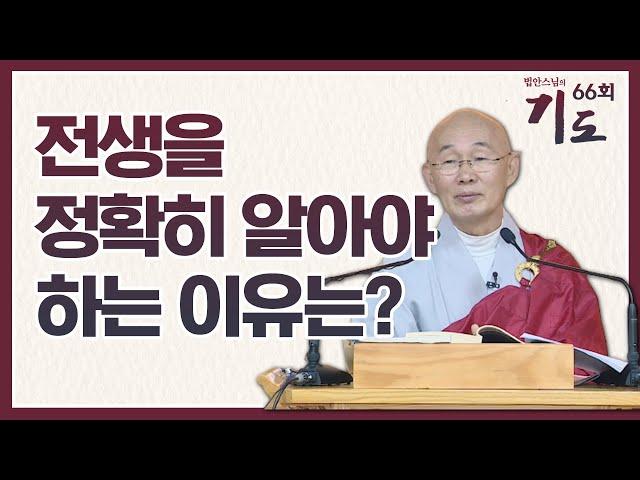 전생을 정확히 알아야 하는 이유는? [법안스님의 기도 66회]