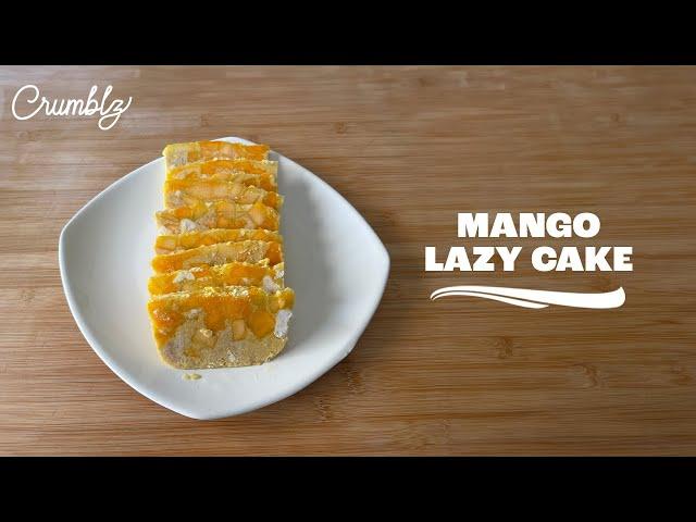 Easy Mango Lazy Cake: No-Bake Dessert Delight! 