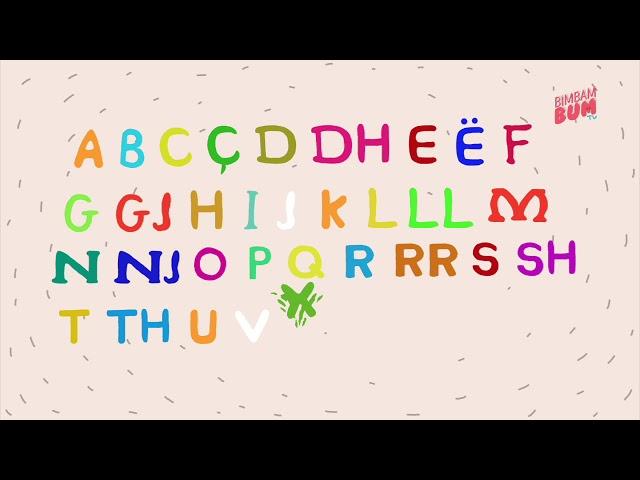 Alfabeti i Gjuhës Shqipe|Këngë Për Fëmijë|ABC Song|Nursery Rhymes #kengeperfemije #bimbambumtv