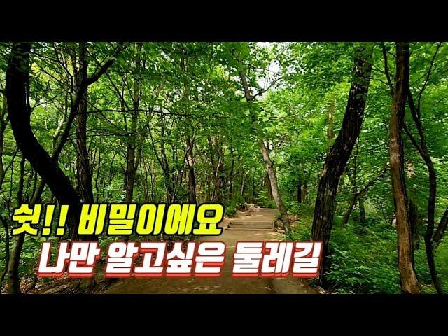  지하철역에서 1분! 종합선물셋트같은 숲속 산책길/없는것 빼고는 다 있는 트레킹코스/당일치기 트레킹 여행