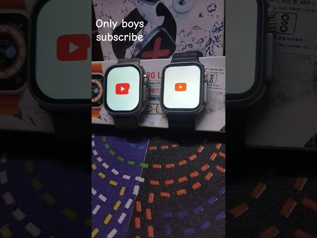 YouTube in t800 ultra smartwatch #beat #bass #music #instrumental #background #smartwatch