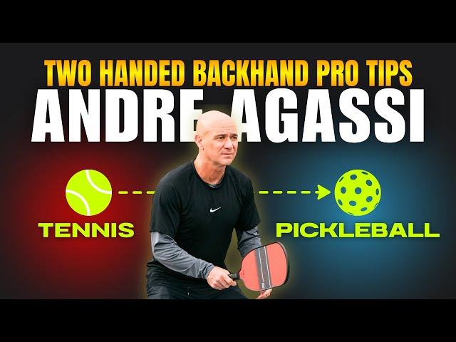 ANDRE AGASSI Explains The Two-Handed Backhand | Tennis vs Pickleball