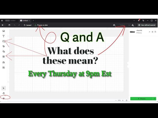 xTool Creative space   Q and A and Zoom hangout