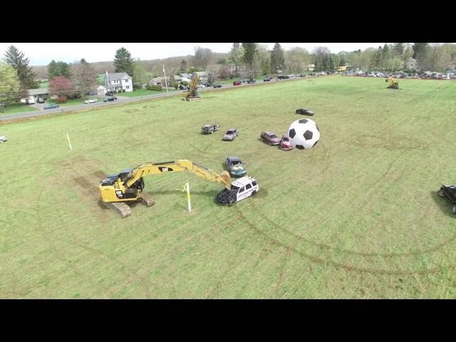 Car Soccer Game - DJI drone