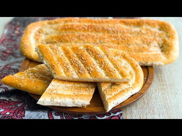 Traditional Persian Barbari Bread Recipe (Persian flatbread) - طرز تهیه نان بربری