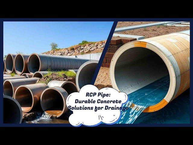 RCP Pipe Explained: Durable Concrete Solutions for Drainage