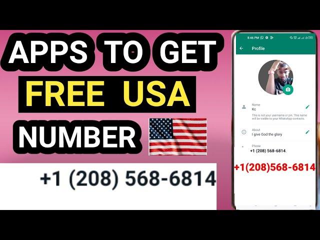 3 Apps to get free usa number for Whatsapp and telegram verification 2023/ us phone number