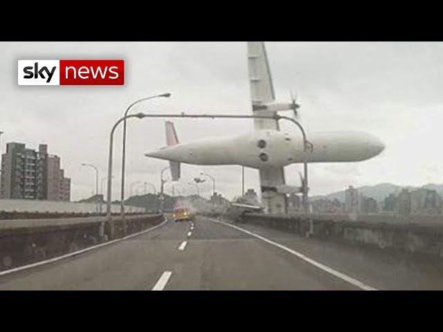 Taiwan Plane Crash: Passenger Jet Hits Bridge