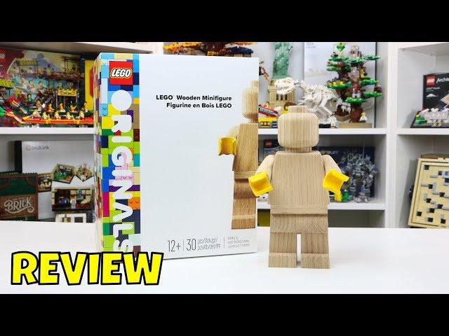 LEGO Originals Wooden LEGO Minifigure Unboxing & Review - Set # 853967